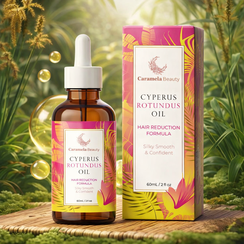Saffron Grove's Cyperus Rotundus Oil for Natural Hair Reduction
